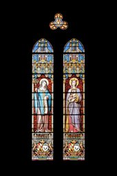 Sainte Gertrude et sainte Elisabeth de Hongrie