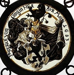 Runde Wappenscheibe Friedrich von Gingins (Frédéric de Gingins)