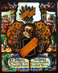 Wappenscheibe Johann Anton IV. Tillier