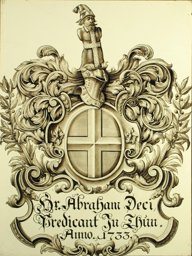 Wappenscheibe Abraham Deci