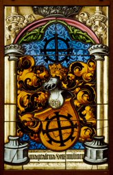 Wappenscheibe Magdalena von Mülinen, Gemahlin von Hans (Johann) von Erlach