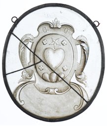 Ovale Wappenscheibe Hans Treuthard