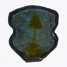 Scheibenfragment mit unbekanntem Wappen