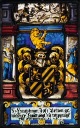 Wappenscheibe Jost Python 1645