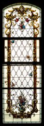 Rocaillen-Fenster mit Engelskopf