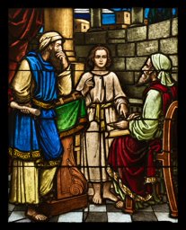 Christus im Tempel-Fenster