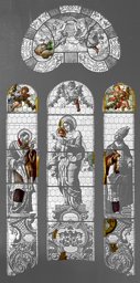 Mutter Gottes, Albert und Karl Borromäus-Fenster