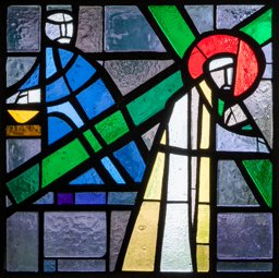 Kreuztragungsfenster mit Pilatus