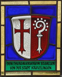 Wappenscheibe Thurgauerverein St. Gallen